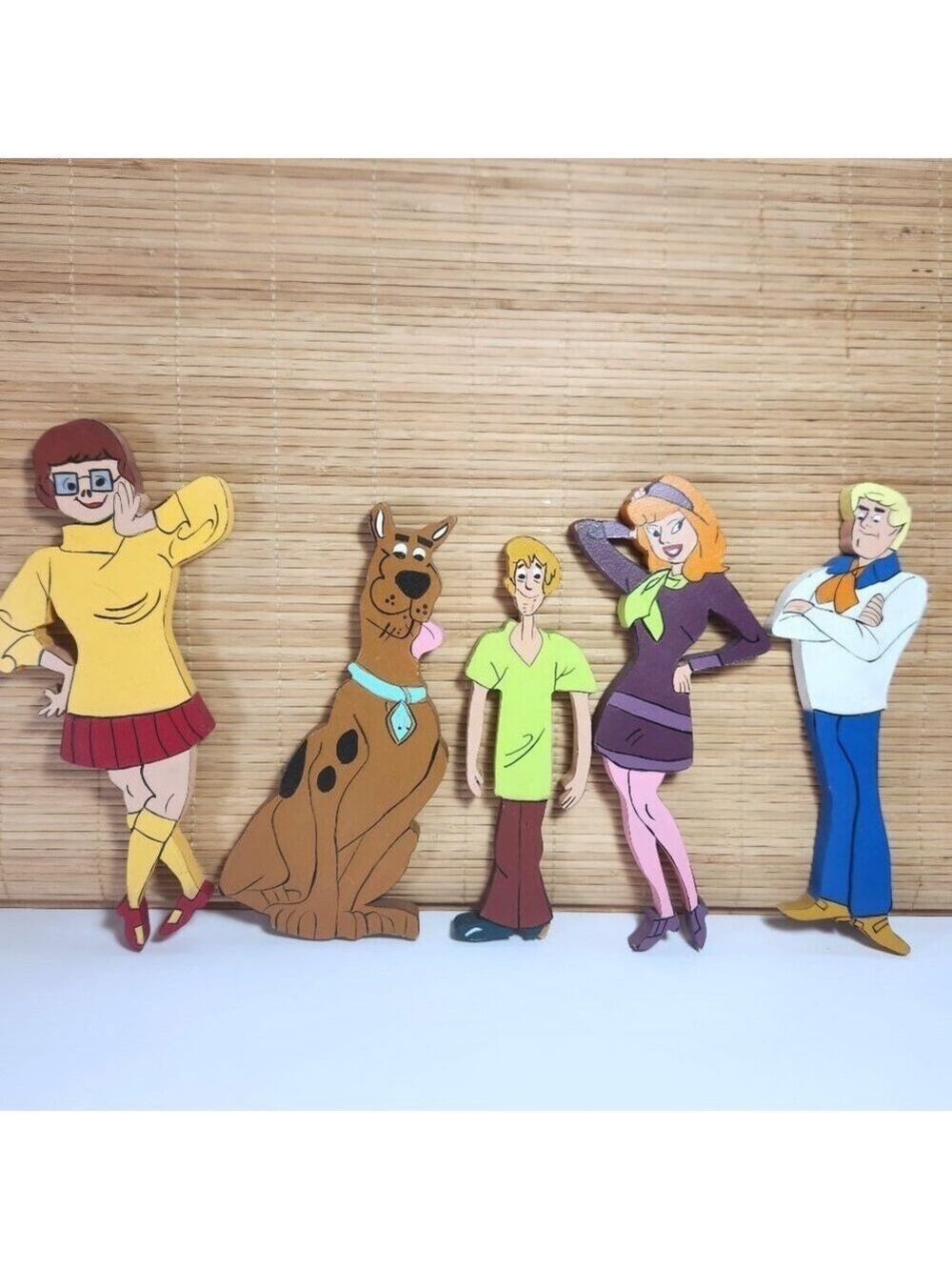 Scooby Doo Wooden Cutouts Wall Hangings Daphne Velma Shaggy Fred Scooby